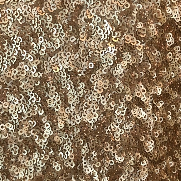 Boston Proper Gold Sequined Top Size XS - Picture 5 of 14